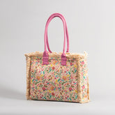 Sac fourre-tout bohème rétro sac à bandoulière sac à main à fermeture éclair grande capacité toile été